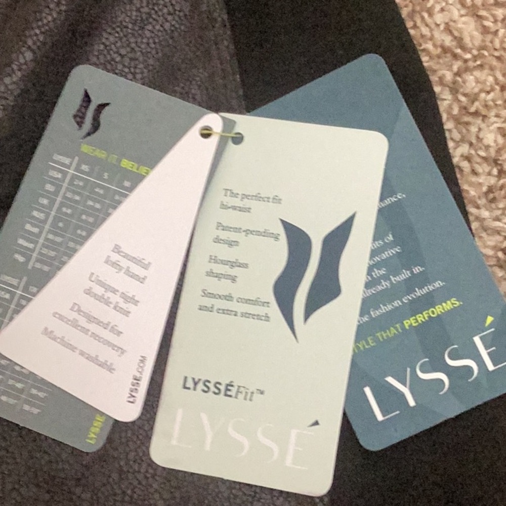 Lysse Black Faux Leather Pants New S 4-6 - Picture 5 of 9